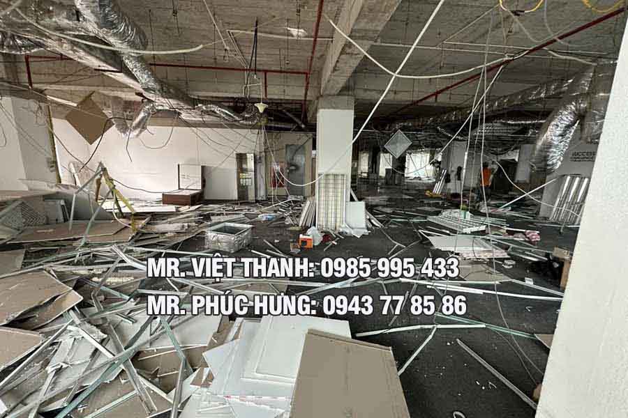 hoàn trả mặt bằng nhà hàng