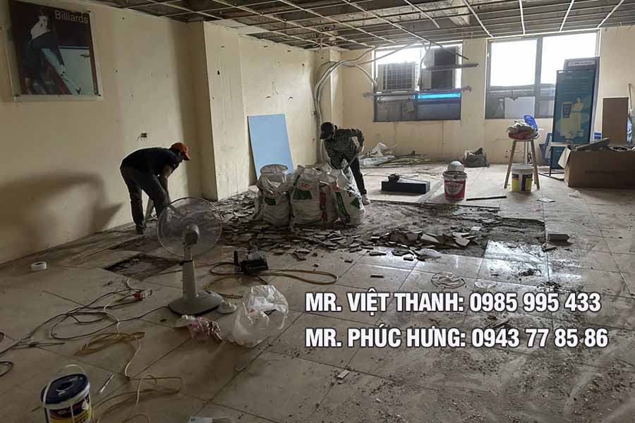 hoàn trả mặt bằng nhà hàng
