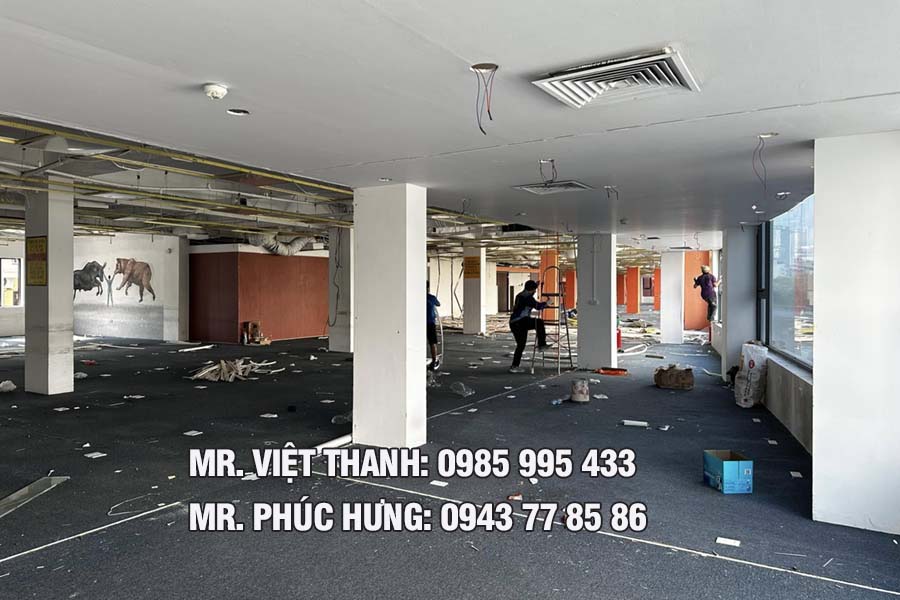 hoàn trả mặt bằng nhà xưởng