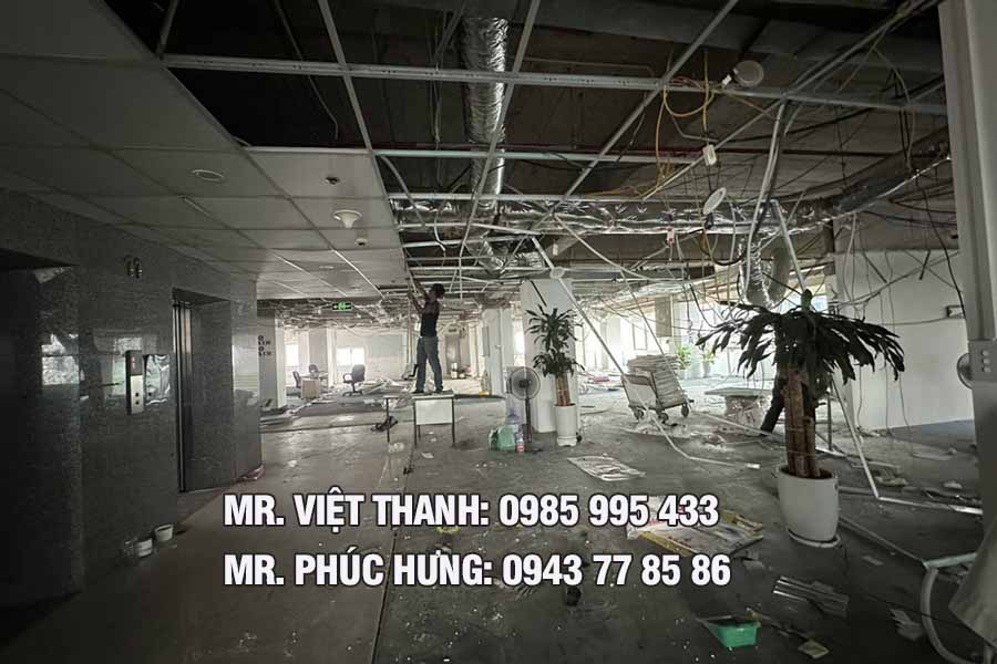 hoàn trả mặt bằng tầng thương mại