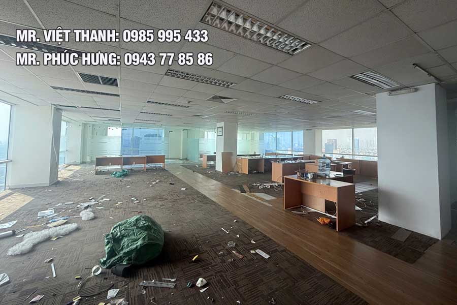 hoàn trả mặt bằng tầng thương mại