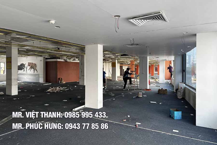 quy trình hoàn trả mặt bằng