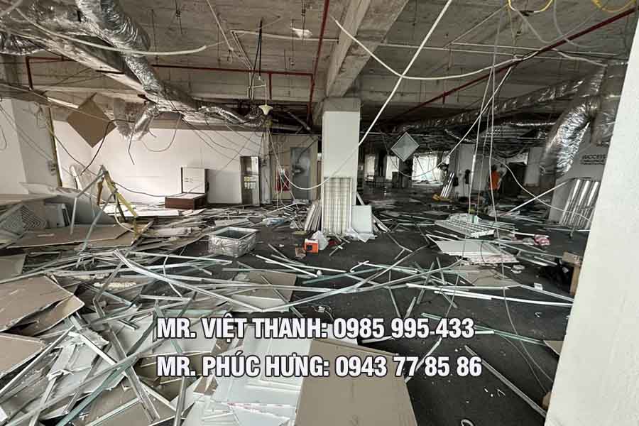 tháo dỡ nội thất văn phòng