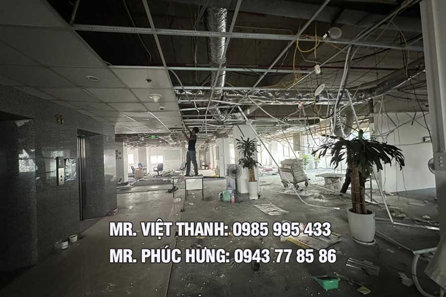 tháo dỡ nội thất văn phòng