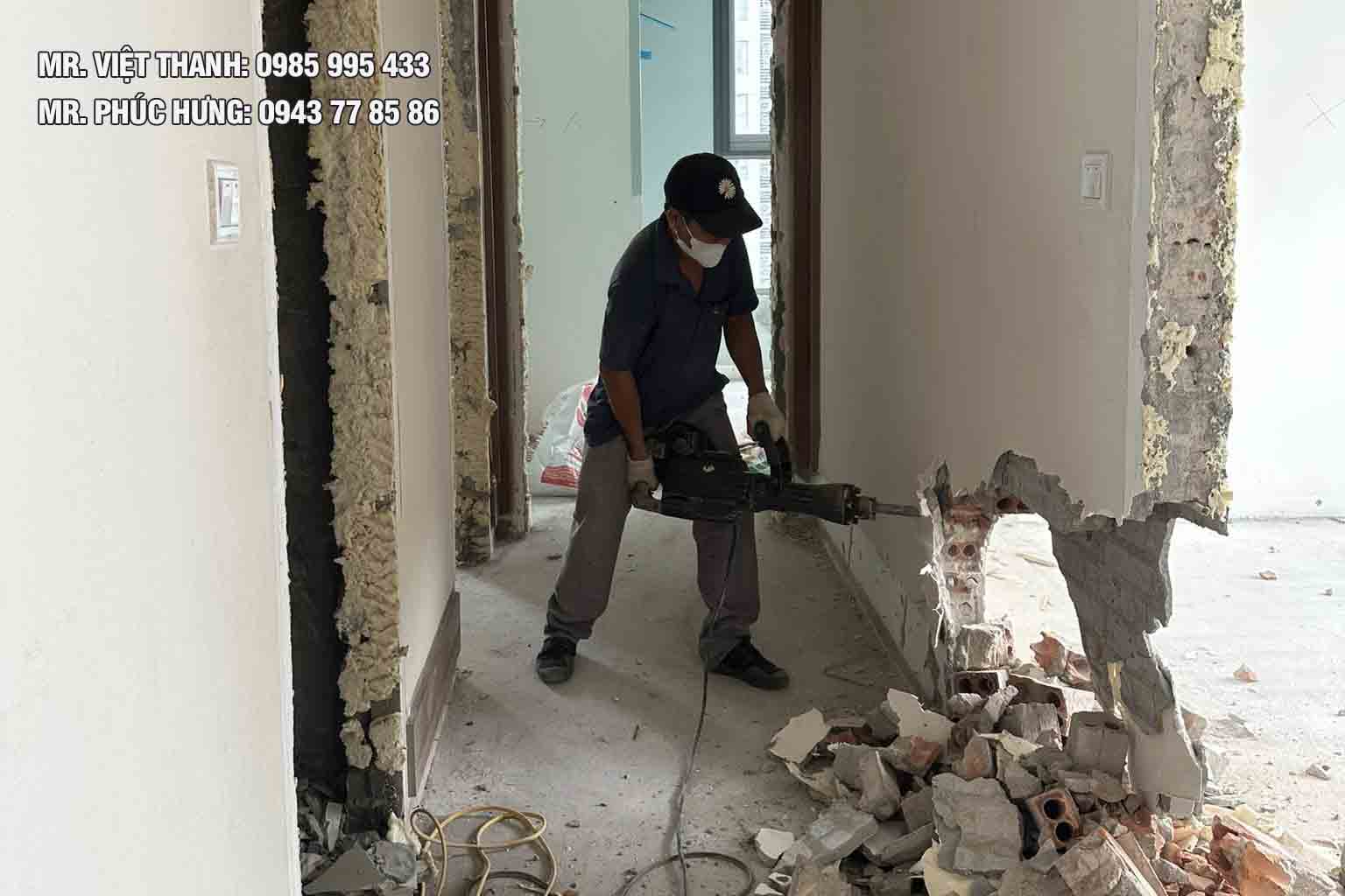 tháo dỡ vách trần thạch cao tại Nam Từ Liêm