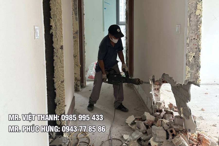 thuê dịch vụ tháo dỡ tại Hà Nội