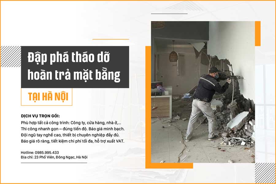 Dịch vụ hoàn trả mặt bằng trọn gói tại Đống Đa