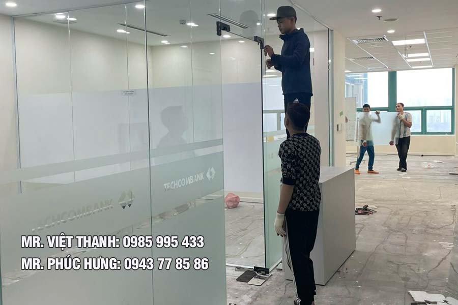 Dịch vụ tháo vách kính văn phòng tại Bắc Từ Liêm