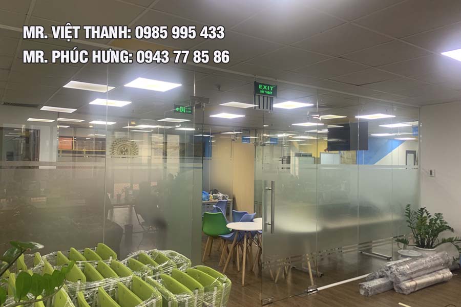Dịch vụ tháo vách kính văn phòng tại Hà Đông