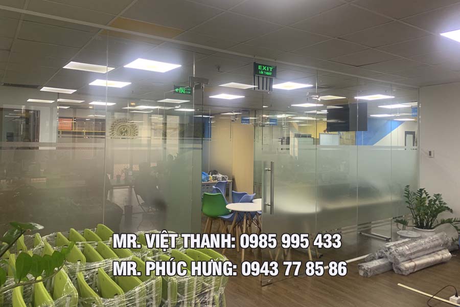 Dịch vụ tháo vách kính văn phòng tại Hoàn Kiếm