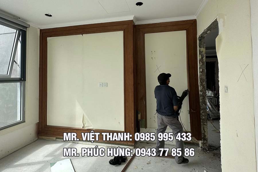 tháo dỡ vách trần thạch cao tại Đống Đa